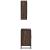 Set mobilier de baie, 2 piese, stejar maro, lemn prelucrat GartenMobel Dekor