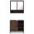 Set mobilier de baie, 2 piese, stejar maro, lemn prelucrat GartenMobel Dekor