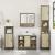 Set mobilier de baie, 2 piese, stejar sonoma, lemn prelucrat GartenMobel Dekor