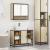 Set mobilier de baie, 2 piese, stejar sonoma, lemn prelucrat GartenMobel Dekor