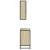 Set mobilier de baie, 2 piese, stejar sonoma, lemn prelucrat GartenMobel Dekor