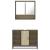 Set mobilier de baie, 2 piese, stejar sonoma, lemn prelucrat GartenMobel Dekor