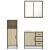 Set mobilier de baie, 3 piese, stejar sonoma, lemn prelucrat GartenMobel Dekor