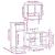 Set mobilier de baie, 3 piese, stejar sonoma, lemn prelucrat GartenMobel Dekor