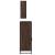 Set mobilier de baie, 3 piese, stejar maro, lemn prelucrat GartenMobel Dekor