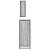 Set mobilier de baie, 3 piese, gri sonoma, lemn prelucrat GartenMobel Dekor