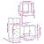 Set mobilier de baie, 3 piese, stejar sonoma, lemn prelucrat GartenMobel Dekor