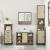 Set mobilier de baie, 3 piese, stejar sonoma, lemn prelucrat GartenMobel Dekor