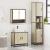 Set mobilier de baie, 3 piese, stejar sonoma, lemn prelucrat GartenMobel Dekor