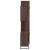 Set mobilier de baie, 3 piese, stejar maro, lemn prelucrat GartenMobel Dekor