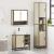 Set mobilier de baie, 3 piese, stejar sonoma, lemn prelucrat GartenMobel Dekor