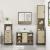 Set mobilier de baie, 3 piese, stejar sonoma, lemn prelucrat GartenMobel Dekor