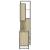 Set mobilier de baie, 3 piese, stejar sonoma, lemn prelucrat GartenMobel Dekor