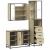 Set mobilier de baie, 3 piese, stejar sonoma, lemn prelucrat GartenMobel Dekor
