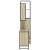 Set mobilier de baie, 3 piese, stejar sonoma, lemn prelucrat GartenMobel Dekor