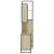 Set mobilier de baie, 3 piese, stejar sonoma, lemn prelucrat GartenMobel Dekor