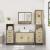 Set de mobilier de baie din 4 piese din lemn de stejar Sonoma GartenMobel Dekor