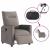 Fotoliu rabatabil electric, gri taupe, material textil GartenMobel Dekor