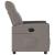 Fotoliu rabatabil electric, gri taupe, material textil GartenMobel Dekor