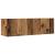 Set dulap TV 7 piese montat pe perete lemn vechi lemn prelucrat GartenMobel Dekor