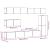 Set dulap TV 7 piese montat pe perete lemn vechi lemn prelucrat GartenMobel Dekor