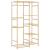 Cuier pentru haine cu rafturi, 100x50x184,5 cm, bambus GartenMobel Dekor