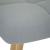 Scaun de relaxare cu taburet, gri deschis, textil GartenMobel Dekor