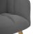 Scaun de relaxare cu taburet, gri deschis, textil GartenMobel Dekor