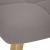 Scaun de relaxare cu taburet, gri taupe, textil GartenMobel Dekor
