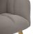 Scaun de relaxare cu taburet, gri taupe, textil GartenMobel Dekor