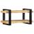 Raft de perete 70x33x35 cm lemn masiv de mango GartenMobel Dekor