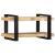 Raft de perete 70x33x35 cm lemn masiv de mango GartenMobel Dekor
