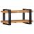 Raft de perete 70x33x35 cm din lemn masiv de salcâm GartenMobel Dekor