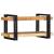Raft de perete 70x33x35 cm din lemn masiv de salcâm GartenMobel Dekor
