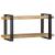 Raft de perete 90x33x45 cm lemn masiv de mango GartenMobel Dekor