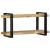 Raft de perete 90x33x45 cm lemn masiv de mango GartenMobel Dekor