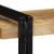 Raft de perete 90x33x45 cm lemn masiv de mango GartenMobel Dekor
