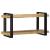 Raft de perete 90x33x45 cm lemn masiv de mango GartenMobel Dekor