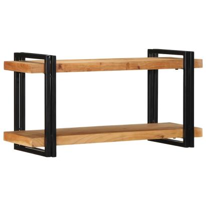 Raft de perete 90x33x45 cm din lemn masiv de salcâm GartenMobel Dekor