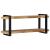 Raft de perete 110x33x45 cm lemn masiv de mango GartenMobel Dekor