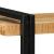 Raft de perete 110x33x45 cm lemn masiv de mango GartenMobel Dekor