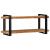 Raft de perete 110x33x45 cm din lemn masiv de salcâm GartenMobel Dekor