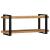 Raft de perete 110x33x45 cm din lemn masiv de salcâm GartenMobel Dekor