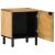 Noptiere 2 buc Maro 40x33x46 cm Lemn masiv Mango GartenMobel Dekor