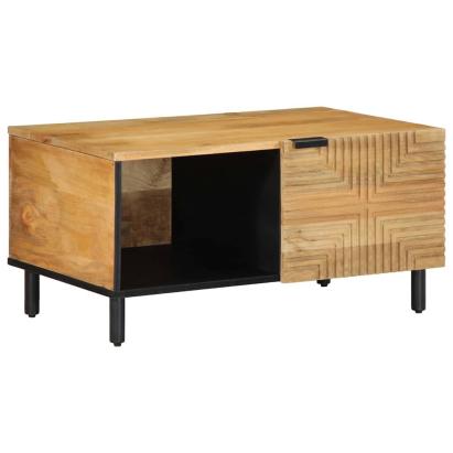 Masuta cafea maro 80x50x40 cm lemn masiv de mango GartenMobel Dekor