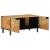 Masuta cafea maro 80x50x40 cm lemn masiv de mango GartenMobel Dekor
