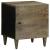 Noptiere 2 buc Gri deschis 40x33x46 cm Lemn masiv de mango GartenMobel Dekor