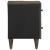 Noptiera gri deschis 40x33x46 cm lemn masiv de mango GartenMobel Dekor