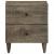 Noptiera gri deschis 40x33x46 cm lemn masiv de mango GartenMobel Dekor