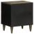 Noptiera gri deschis 40x33x46 cm lemn masiv de mango GartenMobel Dekor